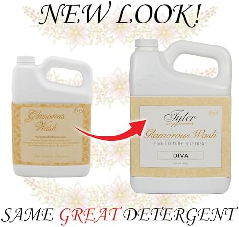 Tyler Diva liquid detergent with bonus Lumintrail stain remover pen for fabric care.