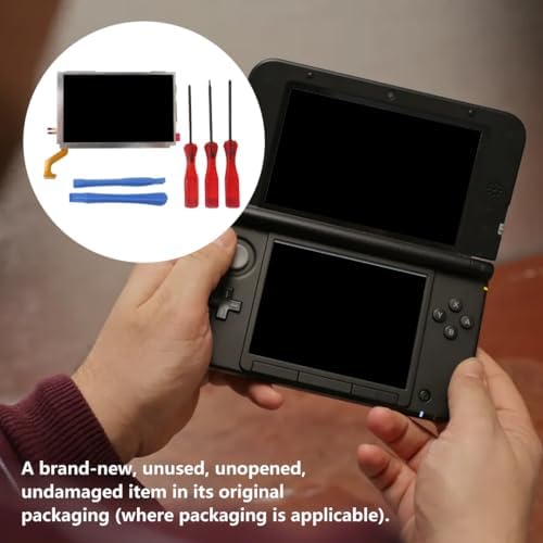 Premium replacement screen kit for Nintendo 3DS XL console repair