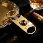 Cigar Cutter Silver V-Cut Stainless Steel Cigar Guillotine - Image 4