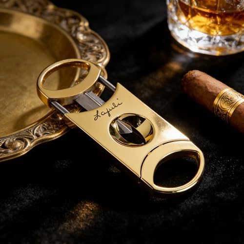 Cigar Cutter Silver V-Cut Stainless Steel Cigar Guillotine - Image 4