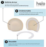 Halo Stoma Guard Security Shield with sixty replacement adhesive stickers for colostomy bags.