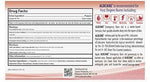 Close up of Alocane individual use packets showing maximum strength pain relief ingredients.