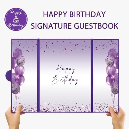 Darunaxy party signature board with confetti design