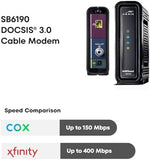 Side profile of Arris Surfboard SB6190 DOCSIS modem