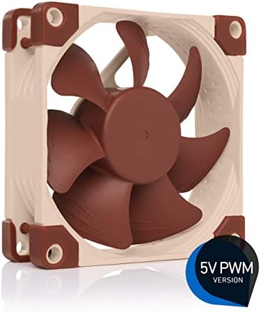 Noctua eighty millimeter silent cooling fan showcasing advanced acoustic optimization frame structure