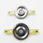 Detailed view of tweeter diaphragm terminal and construction