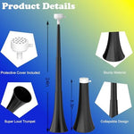 Compact 24 inch stadium vuvuzela for easy travel storage
