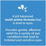 Optrex multi action formula for cleansing dust and pollen from eyes.