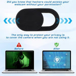 Discreet security slide blocker installed on a tablet showing compatibility with thin bezel devices.