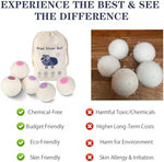 Eco friendly natural fabric softener spheres reducing wrinkles on fresh white cotton towels