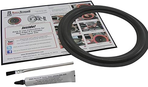 Paradigm subwoofer foam surround replacement kit components