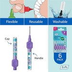 TePe oral care authentic Swedish made reusable dental brush pack