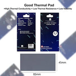 Thermalright non conductive silicone thermal pad being cut to size for custom fit