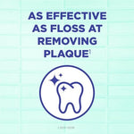 Demonstration of dental picks safely cleaning plaque between teeth models