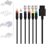 Ciciglow component AV cord with four color-coded BNC heads
