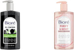 Biore Deep Pore Charcoal and Rose Quartz cleanser front view