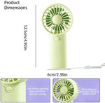 Staol battery operated table fan placed on a clean office desk