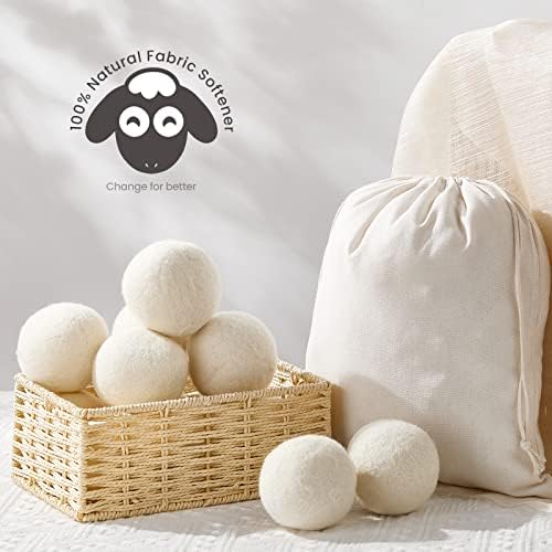 Imported Roowest wool dryer balls for chemical free laundry