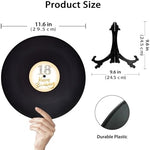 Six colorful markers included with vinyl record birthday sign