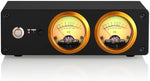 Compact desktop headphone amplifier with adjustable multicolor backlight display panel