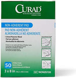 Curad sterile wound protection pad display for pain free removal