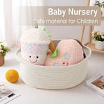 JMvicyroam empty gift basket styled as a birthday hamper base with the included ribbon bag nearby