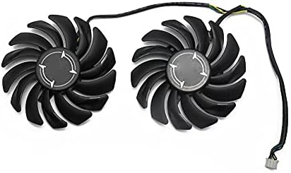 NNL four pin graphics card cooling fan rear view showing the model number sticker and specifications