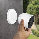 UYODM white replacement base plate showing the upgraded triple-hole mounting design
