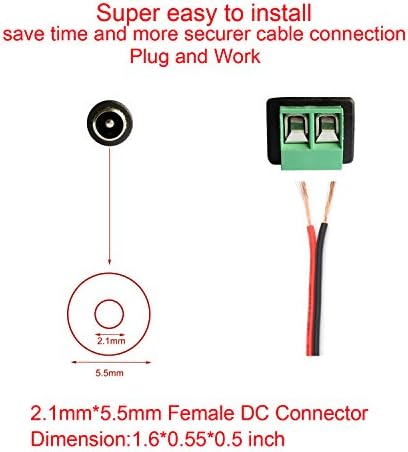 Close-up view of the heavy-duty copper core terminal block on a DAYKIT power plug