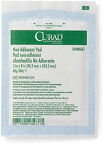 Individually wrapped hospital grade wound care pads by Curad