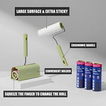 BomDa 6.3 inch giant lint roller with three refills and storage case