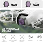 Freewell magnetic lens filter set for DJI Neo in storage case