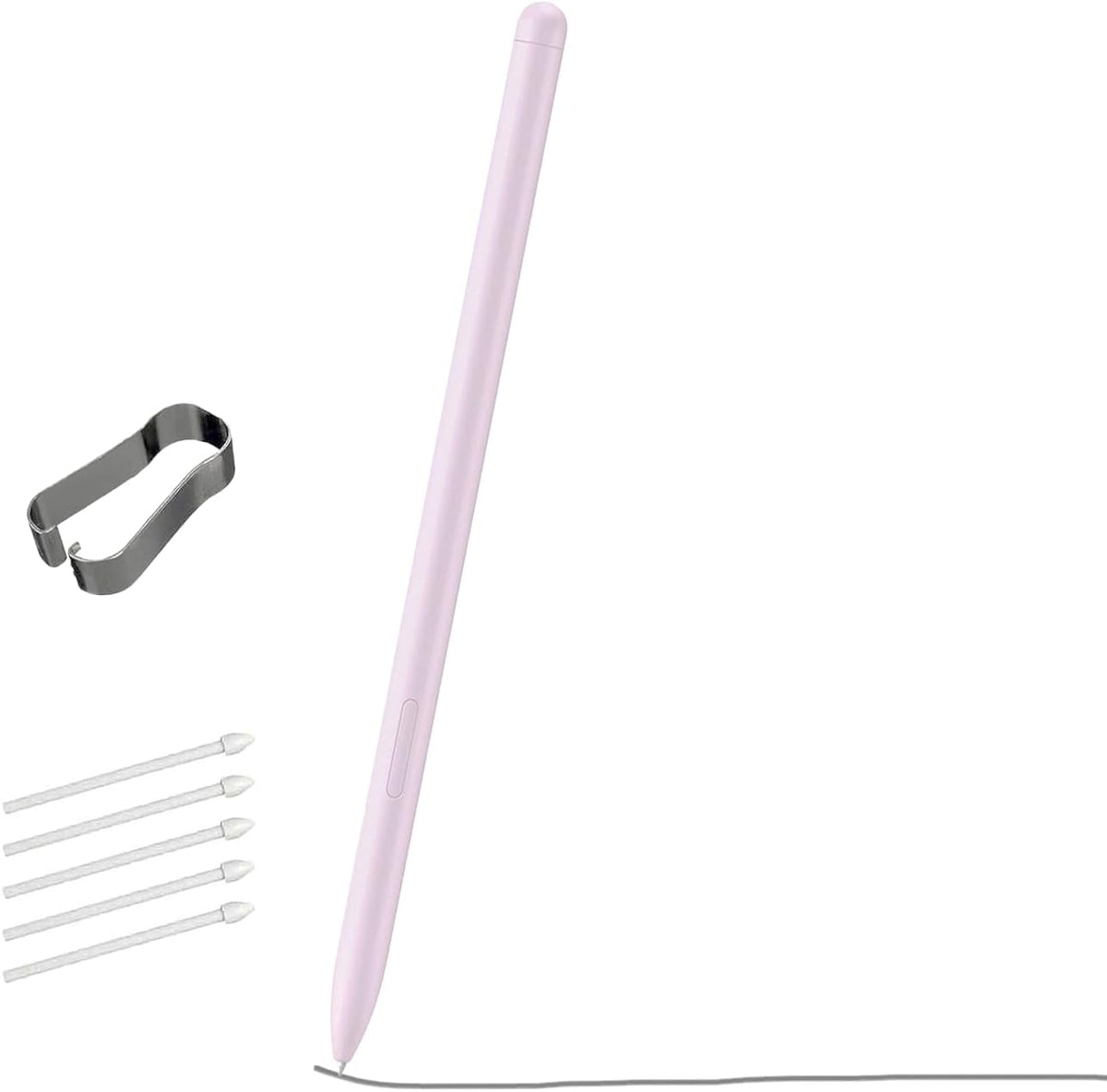 Dogxiong lavender galaxy tab s9 fe s pen front view