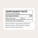 High quality Thorne Alpha Lipoic Acid vegetarian capsules bottle