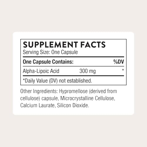 High quality Thorne Alpha Lipoic Acid vegetarian capsules bottle