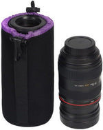 TOJYXSY lens bag showing waterproof neoprene material texture