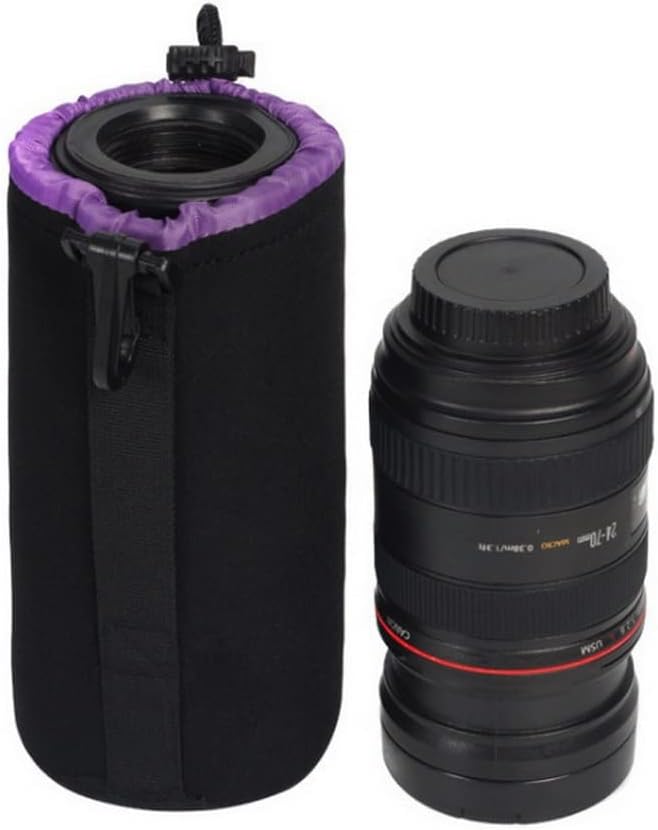 TOJYXSY lens bag showing waterproof neoprene material texture