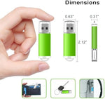 TOPESEL memory sticks arranged inside their premium cardboard secure storage box package.