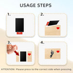 The complete yuntop kit package displaying two black inkless pads and four white cardstocks for multiple attempts.