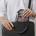 Side profile of kwmobile 6 inch e-reader pouch showing thickness