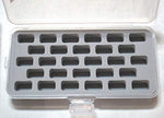 Side angle view of the snap tight latch closure mechanism