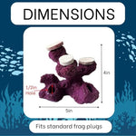 Ocean Aquaria vertical reef formation artificial coral insert alternative angle