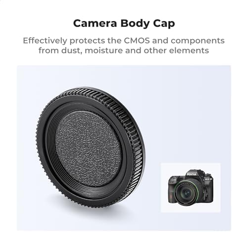 Seven piece camera protection set by K&F Concept including hot shoe covers and microfiber cleaning cloth