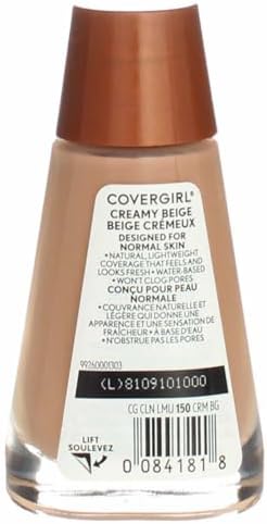 CoverGirl Clean Foundation, Normal Skin, Creamy Beige 150 - Image 4