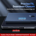 Soonjet ultra thin polycarbonate composite notebook cover showing its flawless snap-on installation clips.