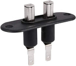 Spring loaded pin plunger switch hardware