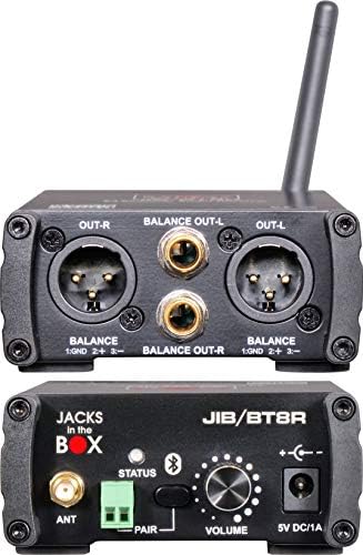 Galaxy Audio JIB/BT8R compact metal housing stereo receiver for commercial sound systems