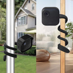 Two pack bundle of flexible silicone camera mounts and brackets