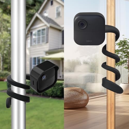 Two pack bundle of flexible silicone camera mounts and brackets
