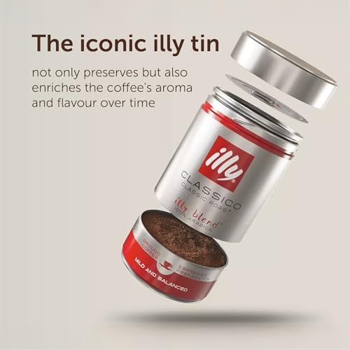 Illy Regular Coffee Beans, 250 Gram, Can, Vegetarian - Image 7